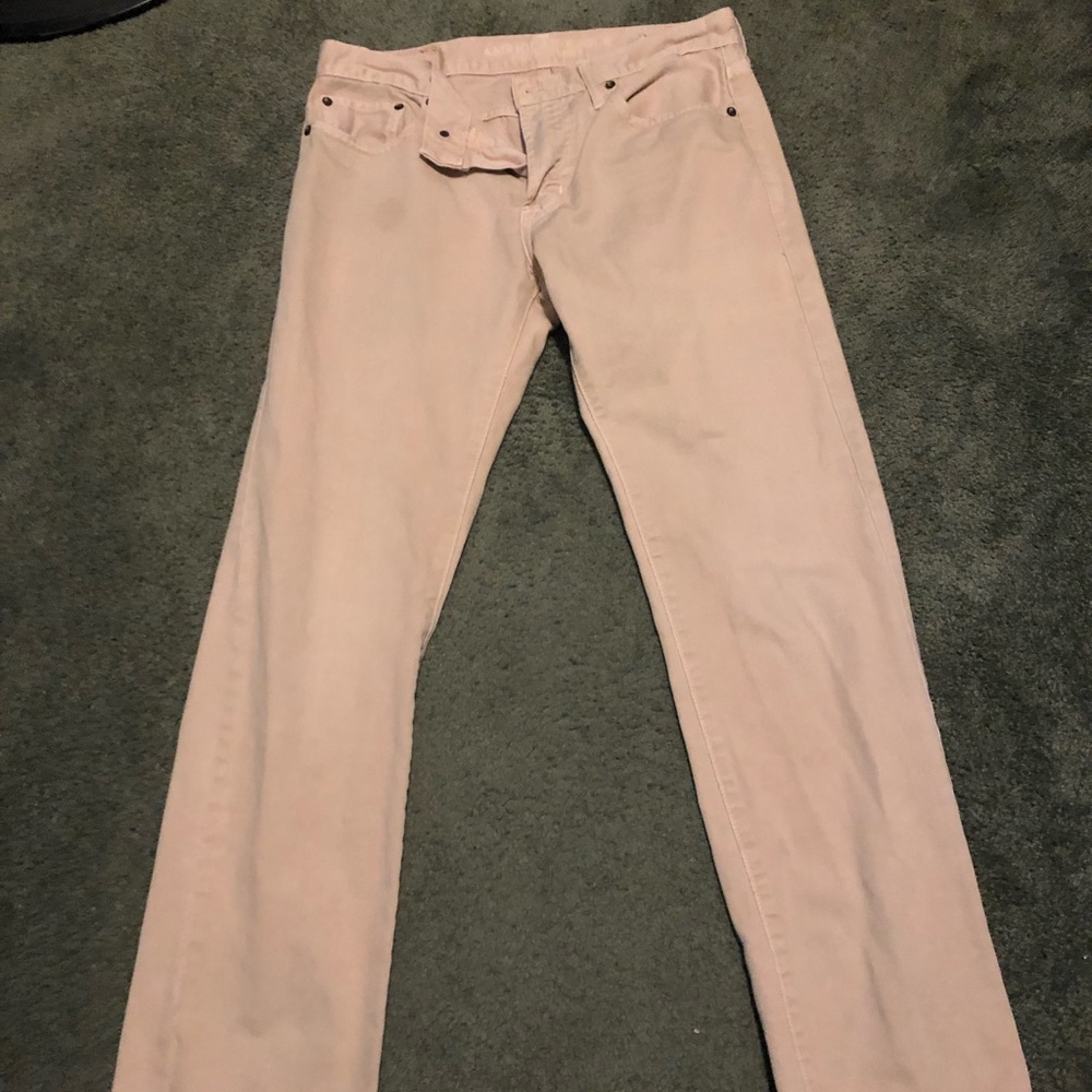 American Eagle khaki jeans (gently worn)